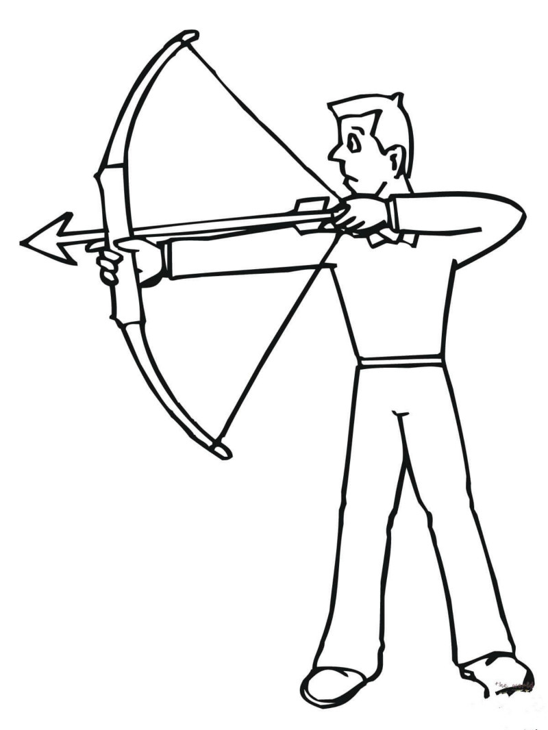 弓箭手射擊<a href=http://www.inspiredelm.com/jianbihua/ target=_blank class=infotextkey>簡筆畫</a>