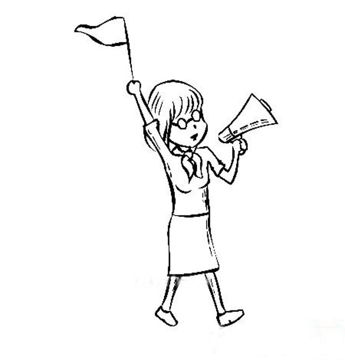 女導游<a href=http://www.inspiredelm.com/jianbihua/ target=_blank class=infotextkey>簡筆畫</a>