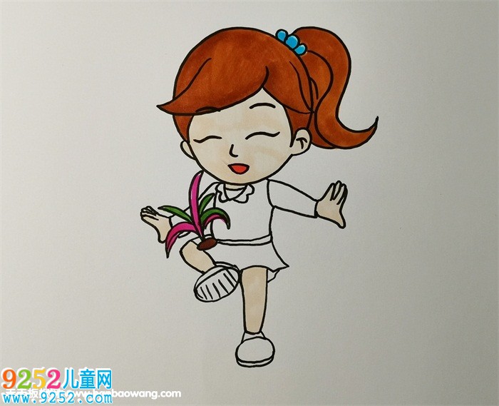 小朋友踢毽子<a href=http://www.inspiredelm.com/jianbihua/ target=_blank class=infotextkey>簡筆畫</a>
