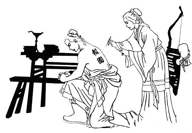 岳母簡筆畫