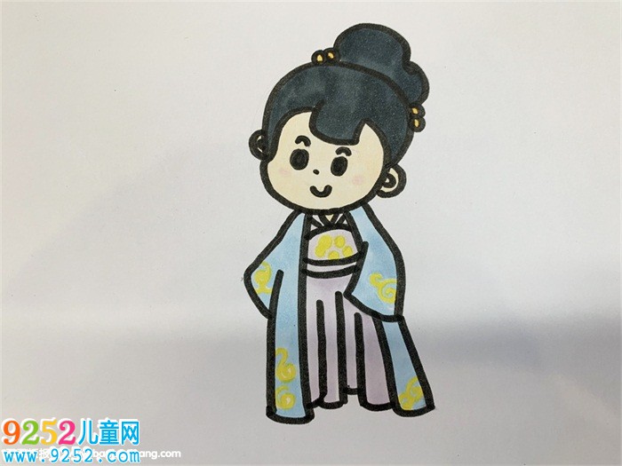 怎么畫古代公主