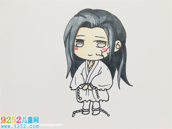魔道祖師溫寧怎么畫