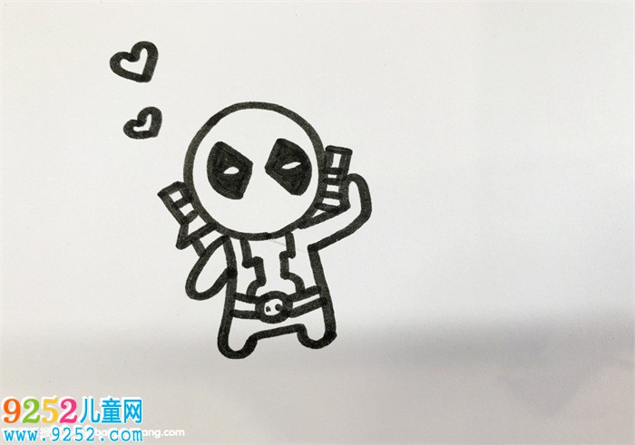死侍畫(huà)法過(guò)程
