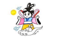 嫦娥奔月怎么畫_嫦娥奔月簡筆畫畫法步驟教程