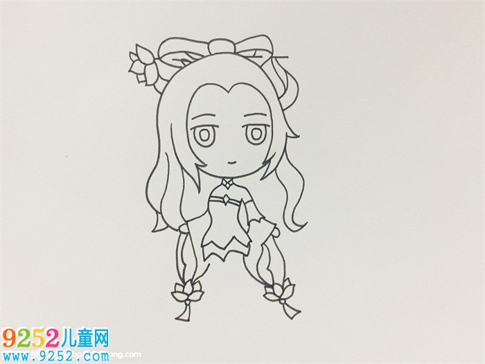 貂蟬怎么畫簡單又漂亮