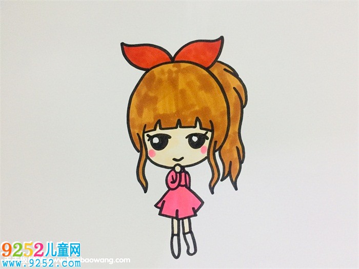 女生馬尾<a href=http://www.inspiredelm.com/jianbihua/ target=_blank class=infotextkey>簡筆畫</a>