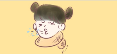 打噴嚏的女孩子簡筆畫怎么畫