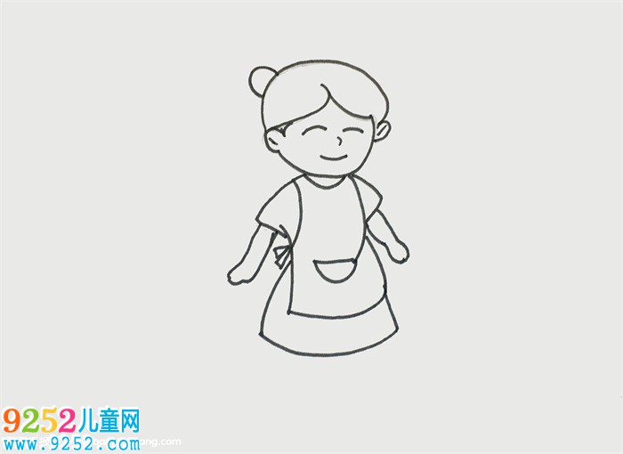 媽媽怎么畫