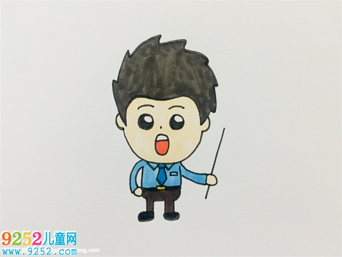 數(shù)學(xué)老師<a href=http://www.inspiredelm.com/jianbihua/ target=_blank class=infotextkey>簡(jiǎn)筆畫</a>步驟