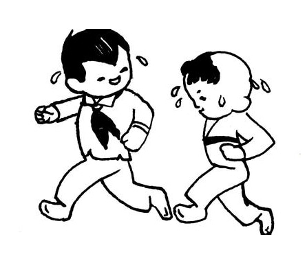 跑步的人簡(jiǎn)筆