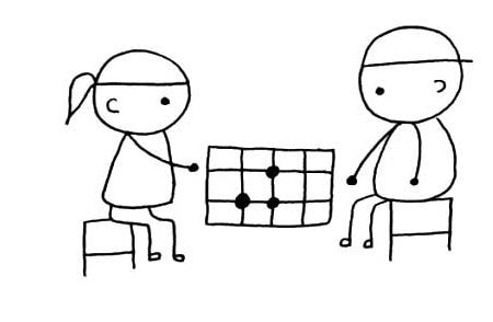 兩個(gè)小孩人物簡(jiǎn)筆