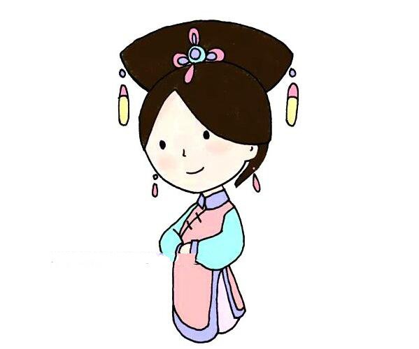 8一9歲最美麗公主的畫，漂亮的公主簡(jiǎn)筆畫大全