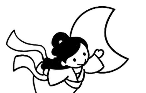 嫦娥仙子簡(jiǎn)筆