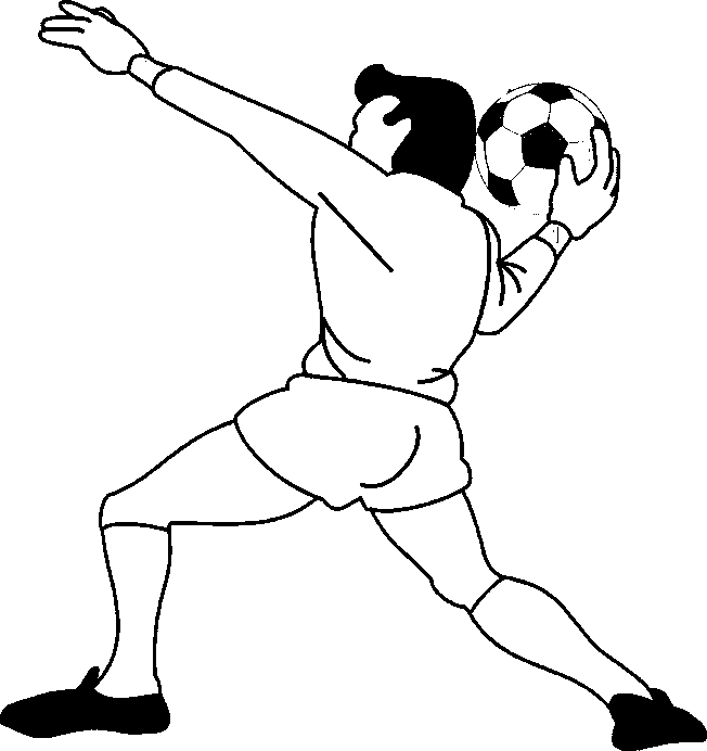 玩足球的人簡(jiǎn)筆畫(huà)