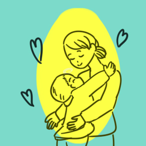 相擁的母子<a href=http://www.inspiredelm.com/jianbihua/ target=_blank class=infotextkey>簡筆畫</a>要怎么畫