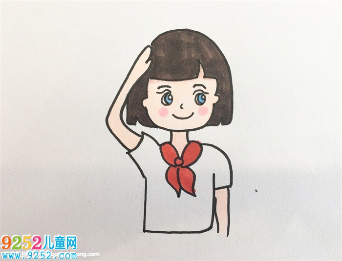 敬禮怎么畫(huà)