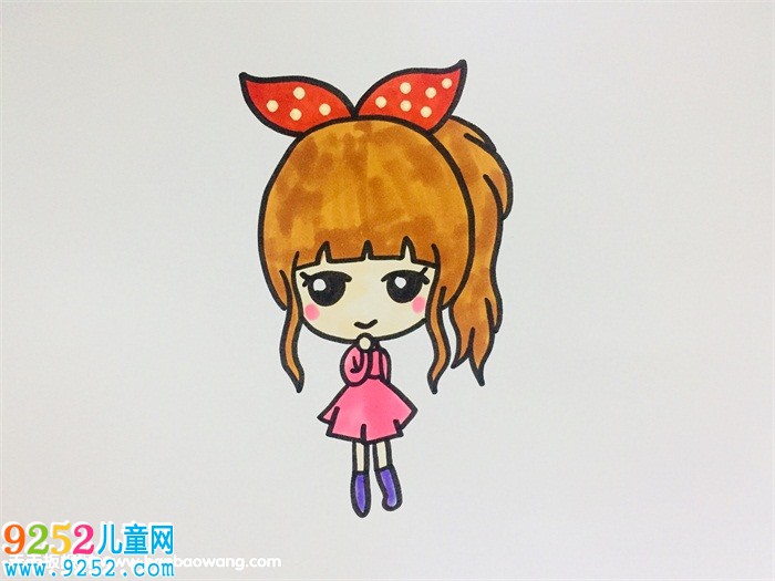 女生馬尾<a href=http://www.inspiredelm.com/jianbihua/ target=_blank class=infotextkey>簡筆畫</a>