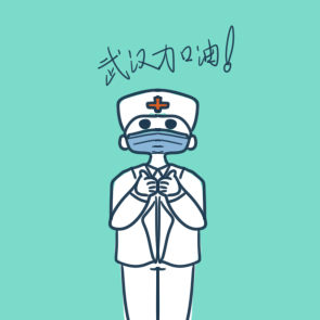 為武漢加油的簡筆畫原創(chuàng)教程