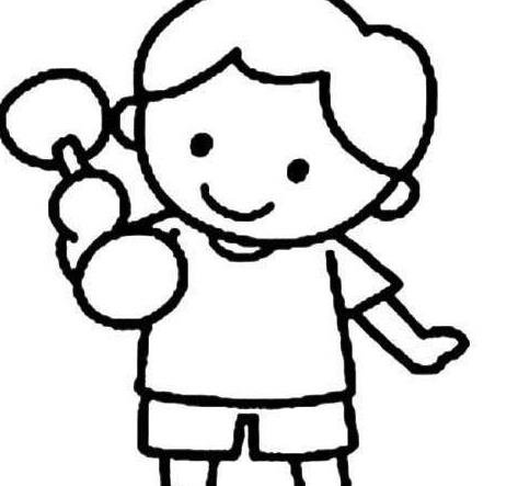 幼兒園小朋友人物簡筆