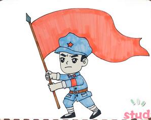 紅色革命烈士簡(jiǎn)筆畫