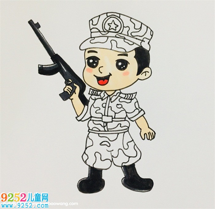 特種兵<a href=http://www.inspiredelm.com/jianbihua/ target=_blank class=infotextkey>簡筆畫</a>步驟