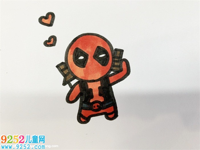 死侍畫(huà)法過(guò)程