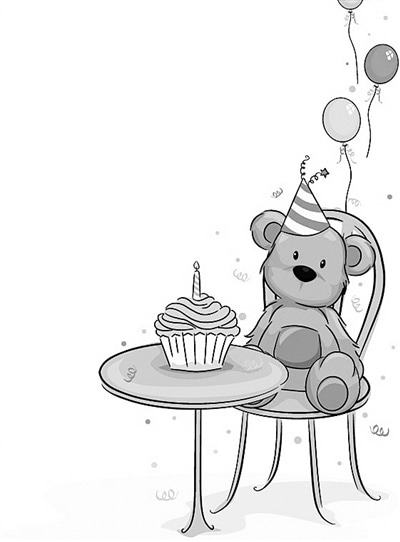 過生日簡筆