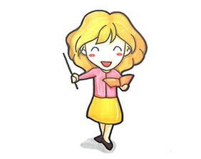 英語老師怎么畫？