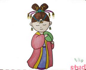 怎么畫古代公主？