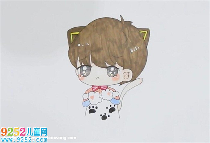 王俊凱Q版<a href=http://www.inspiredelm.com/jianbihua/ target=_blank class=infotextkey>簡筆畫</a>