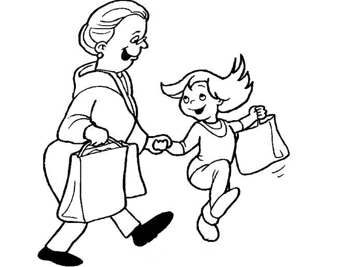 孝敬老人兒童簡(jiǎn)筆