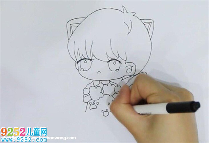 王俊凱Q版<a href=http://www.inspiredelm.com/jianbihua/ target=_blank class=infotextkey>簡筆畫</a>