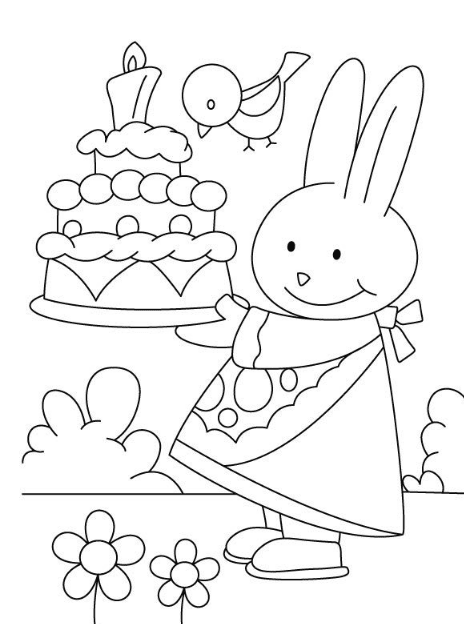 過生日簡筆