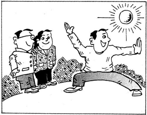 健康主題人物簡筆