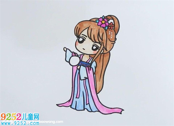 古風(fēng)女子<a href=http://www.inspiredelm.com/jianbihua/ target=_blank class=infotextkey>簡筆畫</a>