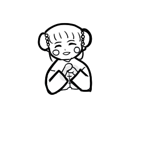 女生拜年簡(jiǎn)筆手繪教程