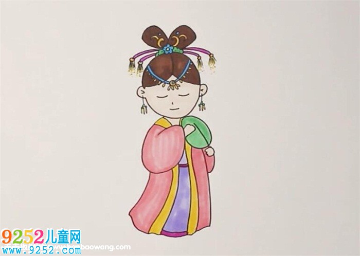 怎么畫古代公主