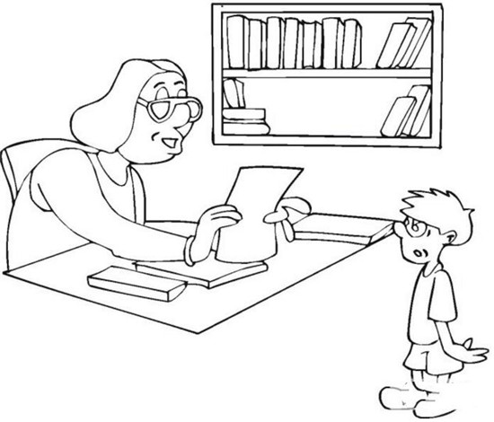 教師節(jié)簡(jiǎn)筆畫(huà)，老師您辛苦了