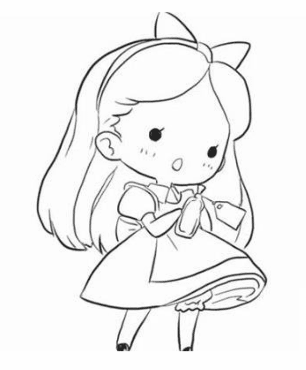 小女孩怎么畫_可愛小女孩簡筆畫畫法步驟教程