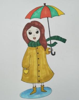 長發(fā)女孩怎么畫_長發(fā)女孩簡筆畫畫法步驟教程