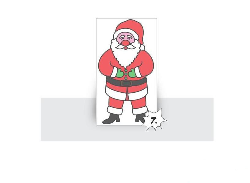 圣誕老人怎么畫 <a href=http://www.inspiredelm.com/jianbihua/ target=_blank class=infotextkey>簡(jiǎn)筆畫</a>圣誕老人的畫法分享