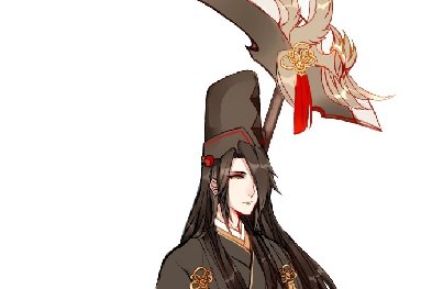 陰陽師鬼使黑白卡通簡筆畫