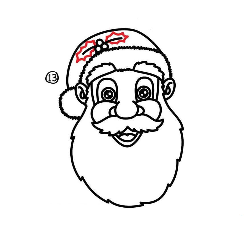 圣誕老人<a href=http://www.inspiredelm.com/jianbihua/ target=_blank class=infotextkey>簡筆畫</a>教程 幾步教你畫圣誕老人