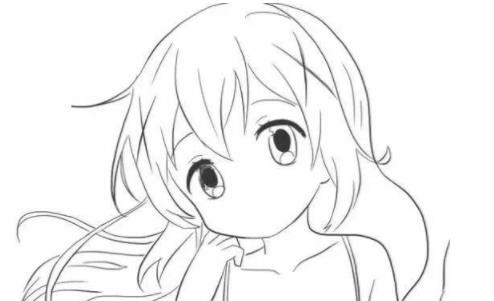 可愛動漫美少女怎么畫_可愛動漫美少女簡筆畫畫法步驟教程