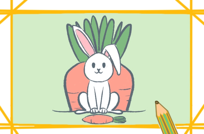 可愛(ài)的白兔子要怎么畫(huà)_可愛(ài)的白兔子簡(jiǎn)筆畫(huà)圖片一學(xué)就會(huì)