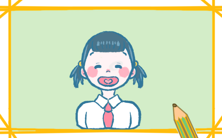 開心的女同學(xué)要怎么畫_女同學(xué)簡筆畫圖片一學(xué)就會(huì)