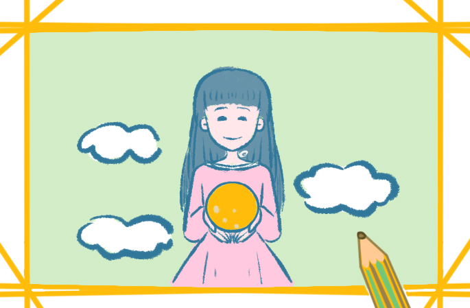 中秋月亮和女孩的圖片怎么畫_中秋月亮和女孩簡(jiǎn)筆畫圖片大全