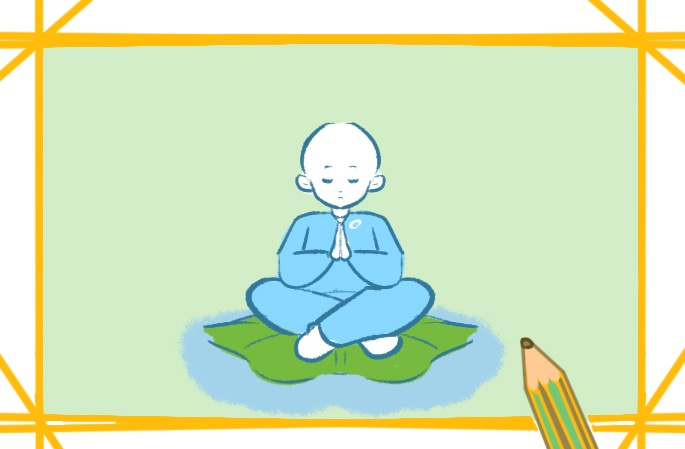 可愛(ài)的和尚要怎么畫(huà)_可愛(ài)的和尚簡(jiǎn)筆畫(huà)圖片一學(xué)就會(huì)
