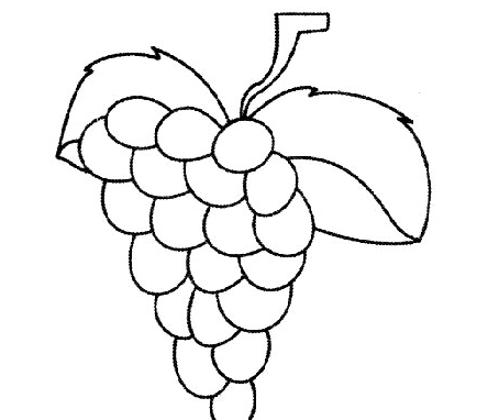串串葡萄簡筆