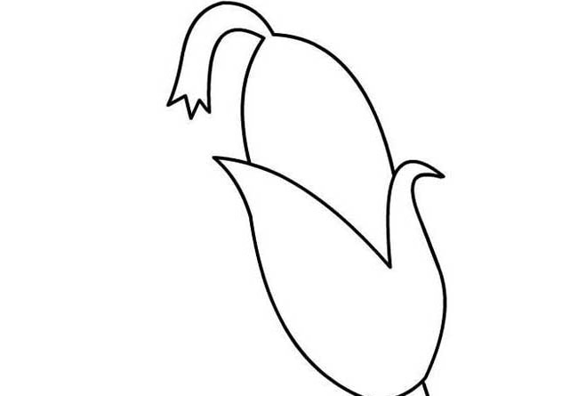 玉米幼兒簡(jiǎn)筆